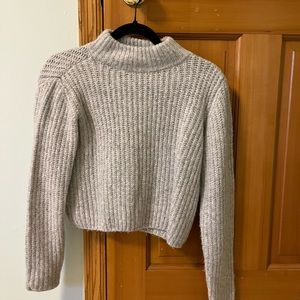 Garage turtleneck cropped sweater